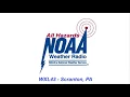 NOAA Weather Radio - WXL43 Scranton PA Full Broadcast Cycle