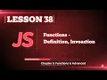 038 JavaScript Functions Definition Invocation