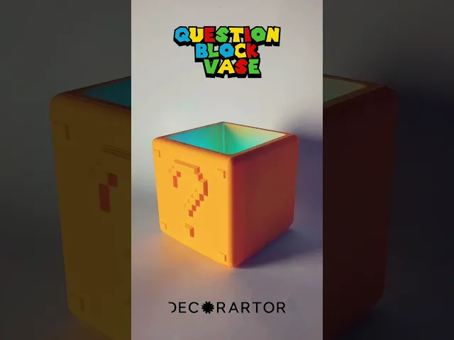 Question Block Vase for Playful Home Decor video thumbnail