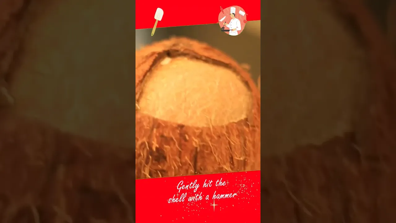 This kitchen hack will shock you! Remove coconut shell within 30 seconds - WOW Recipes