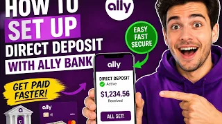 How to set up direct deposit with Ally Bank