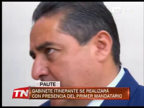 Gabinete itinerante se realizará con presencia del primer mandatario
