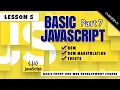 Javascript Tutorial for Beginners DOM Events Basic Javascript - P7 Tagalog
