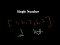 Single Number Interviewbit solution in Malayalam