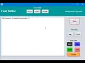 Simple Text editor in java