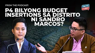 Aware kaya si BBM sa P4-bilyong budget insertion sa distrito ni Sandro Marcos?
