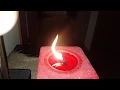 Smoke candle relight