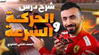 شرح درس الحركه والسرعه وأنواع السرعه II فيزياء الصف الثاني الثانوي 2026  شرح درس الحركه والسرعه وأنواع السرعه II فيزياء الصف الثاني الثانوي 2026
