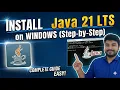 How to Install Java 21 JDK 21 LTS on Windows 11 10 Complete Setup Guide 2026