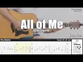 All of Me - John Legend | Fingerstyle Guitar | TAB + Chords + Lyrics