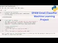 Spam Email Classifier Machine Learning Project