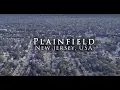 Plainfield in rain New Jersey USA