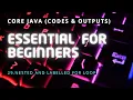 Nested and Labelled For Loop Core Java Codes and Outputs J-SDE - Prasanna