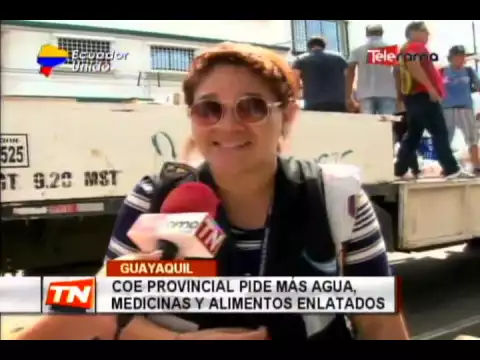 COE provincial pide más agua medicinas y alimentos enlatados