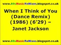 When I Think of You (Dance Remix) - Janet Jackson | 80s Club Mixes | 80s Club Music | 80s Dance Mix