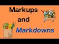 Markups and Markdowns