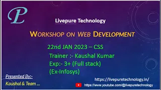 Day 2 CSS Workshop Live