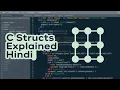 C Structures structs tutorial in Hindi Part 36