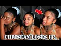 Chrisean BREAKS DOWN on Live when Tesehki gets BEAT by Big Lex