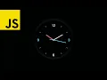 Neumorphism Analog Clock HTML CSS Javascript