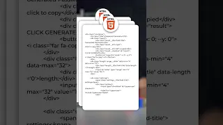 Learn to create a Password Generator with HTML CSS and JS Tutorial