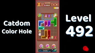 Catdom Color Hole Level 492 Screenshot
