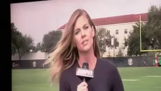 ESPN Samantha Ponder Hair Raising Hot