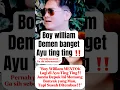 Download Lagu Ayu ting ting masih di hati boy wiliam‼️ #shortvideo