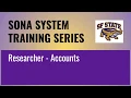 SONA Tutorial - Researcher Accounts