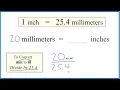 Convert 20 Millimeters to Inches