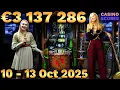 Big WINS on Fireball Roulette Pachinko 10th - 13th Oct 2025