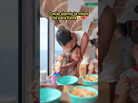 CECIA SIENDO LA MEJOR TIA PARA KIMA 🥹❤️ | #jukilop #shorts #kimberlyloaiza