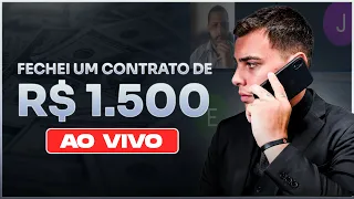 Fechando contrato ao vivo por R$1.500/mês! (Gestão de Tráfego - Reunião)