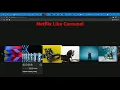 Carousel slider Netflix HTML CSS Jquery plugin