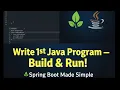 Java Spring Boot Hello World Project for Beginners Step-by-Step Setup using Spring Maven