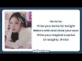 Download Lagu CHUNGHA 청하 - “Sleigh” Lyrics | Hallyu Fever
