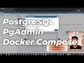 PgAdmin And PostgreSQL With docker-compose yml TURRETA Tech Vlog
