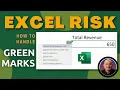 Excel Green Marks - Error Checking Best Practices