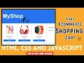 How to Make A ECommerce Website in JavaScript in Tamil html CSS JavaScript project in Tamil
