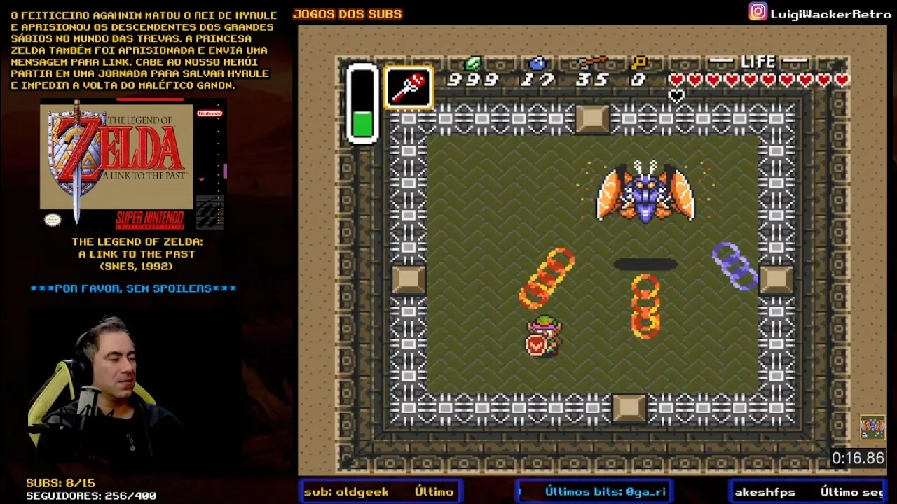 The Legend of Zelda: A Link to the Past (SNES) - 7° Dia (Jogos dos Subs)