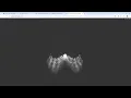 GPGPU Particles On Animated Model