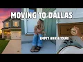 WE MOVED TO DALLAS Packing Up Our Life Starting Over Empty House Tour Matthew Marina