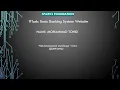 Task1 Basic Bank System java spring boot GRIPJAN22 SPARKS