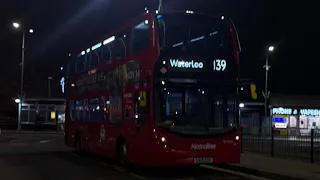 Full Route Visual Route 139 Golders Green to Waterloo Metroline E400 MMC TEH2078 LK15 CSV