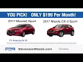Stevenson Mazda Wilmington - YOU PICK Only 199 Per Month