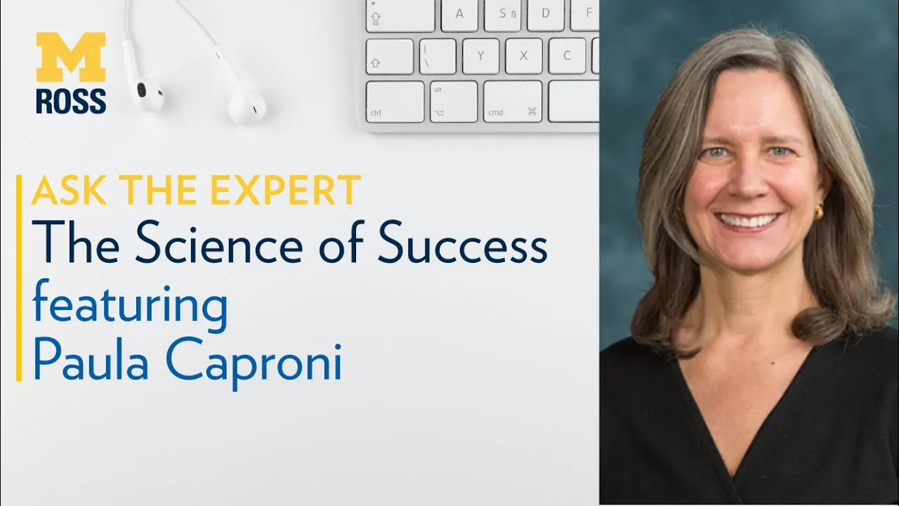 Alumni Advantage Remote - The Science of Success featuring Paula Caproni