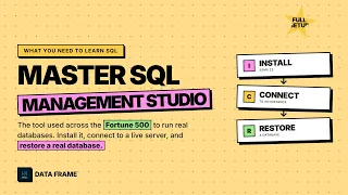 SQL Server Management Studio Install Connect and Restore a Real Database