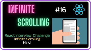 React Infinite Scrolling App-React Interview Challenge - Machine Coding Round