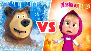 🔥🥊❄️ Chaud vs Froid ! 🚒🔥 Hot VS Cold! 🥵🥶 Collection d'épisodes 👱‍♀️🐻 Masha et Michka