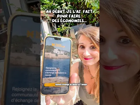 Je l’ai fait pour l’argent, Enfin, plutôt pour ne pas en dépenser et puis…Merci @HomeExchangeCom !